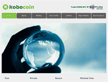 Tablet Screenshot of kobocoin.com